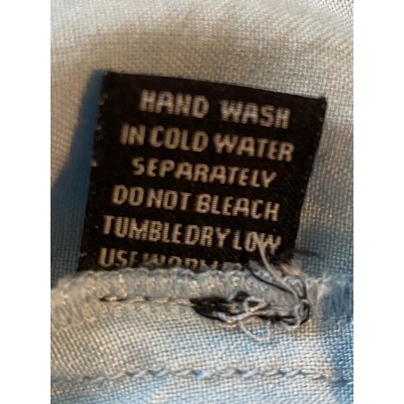 Sim & Sam Light Blue Draped Open-Front Short Sleeve Tie Cardigan Casual Comfy - Picture 6 of 13